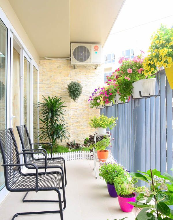 Trồng cây phù hợp với hướng của ban công