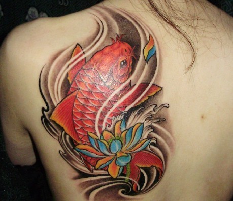 Ý nghĩa hình xăm cá chép vượt Vũ Môn