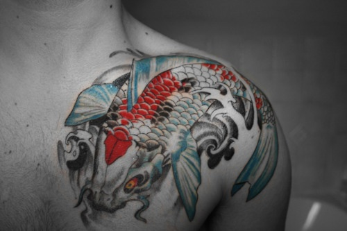 hinh-xam-ca-chep-hoa-rong-1