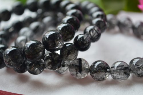 Vòng tay đá Thạch anh tóc tiên đen