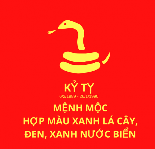 Màu sắc hợp phong thủy tuổi Kỷ Tỵ 1989