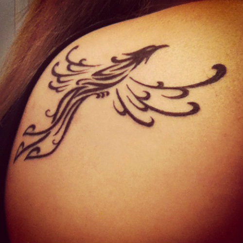 Hình xăm chim hạt