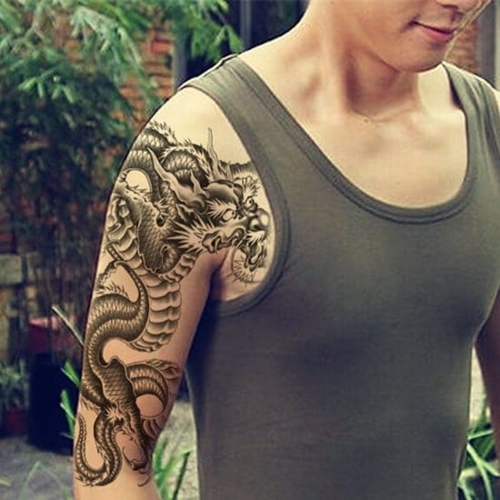  Ý nghĩa những mẫu hình xăm rồng hay cá chép hóa rồng đẹp nhất trong phong thủy