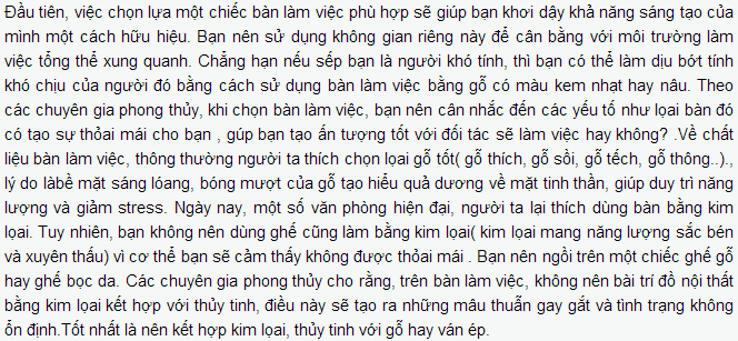chon ban lam viec phu hop phong thuy van phong Phong thủy văn phòng theo quan niệm của người Trung Hoa
