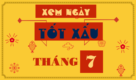 Danh sách các ngày đẹp, ngày tốt trong tháng 7 năm 2026